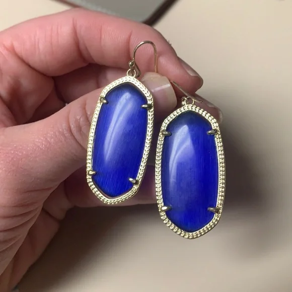 Kendra Scott | Jewelry | Kendra Scott Royal Blue Drop  display picture 3
